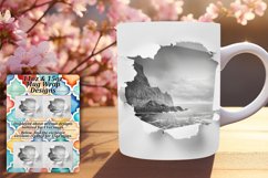 Waterfall Haven 3D Mug Wrap 11oz/15oz Sublime Nature Product Image 1