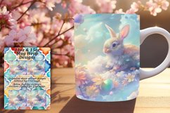 Spring Fling Bunny Mug Sublimation Wraps Product Image 1