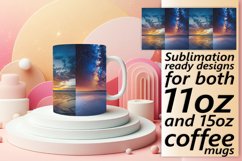 Scenic Beauty Mug Wrap Sublimation for 11oz/15oz Product Image 1