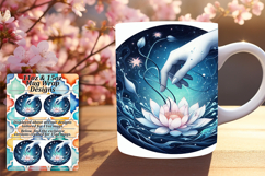 Fun 15oz Mug Wrap Png Template , Mystic Product Image 1