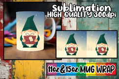 Cozy vibes sublimation print wrap, Gnomes Product Image 1