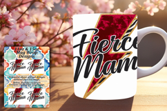 Dynamic 11oz Mug Wrap Png Template , Mother&#039;s Day Product Image 1