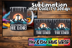 Pure elegance sublimation 11oz 15oz mug wrap, Christian Product Image 1