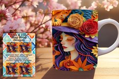 Spooky 3D Halloween Mug Wrap Sublimation - 11oz 15oz Product Image 1