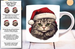Christmas Kitty Cup Wrap Art Product Image 1