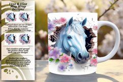 Creative Horse Peek Wrap in Watercolor Product Image 1