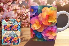 Elegant Floral Mug Artistry Product Image 1