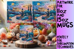 Sparkling Scenic Mug Design: Glitter Sublimation, Spring Product Image 1