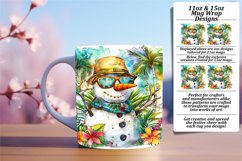 Sunny Snowman Splendor: 11oz/15oz Beachy Sublimation Product Image 1