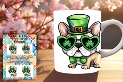 Chic 15oz Mug Wrap Png Template , St Patrick Product Image 1
