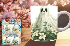 Flower Fields Ghost Mug Design Product Image 1