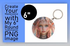 Whimsical Round Design for Car Coasters , Fairy Product Image 1