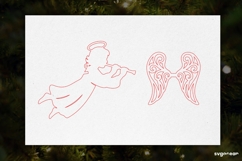 3D Christmas Angels Ornament Bundle | Glowforge | SVG Product Image 14