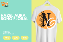 Hazel Aura Boho Floral Monogram Product Image 1