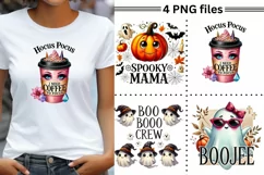Halloween Quotes Printable, Boojee PNG for Sublimation Product Image 1