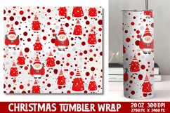 Christmas Tumbler Wrap Sublimation Product Image 1