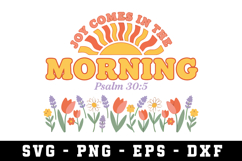 Jot Comes In Morning Svg |Risen SVG Cut files | Cricut Product Image 1