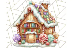Christmas North Pole Village PNG Clipart, Cute Holiday Art Product Image 2