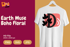 Earth Muse Boho Floral Monogram Product Image 1