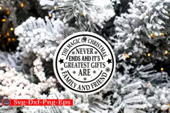 Christmas Round sign Svg holiday quotes Svg design Christmas Product Image 2