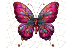 Metallic Butterfly Clipart PNG Clipart, Vibrant Butterfly Product Image 2