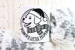 Santa’s Little Yelper Svg, Funny Dog Lover Christmas Svg. Product Image 10