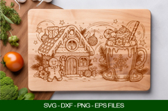 Christmas House - Christmas Towel SVG Design Product Image 1