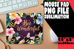 BLISSFUL MOUSE MAT PNG STYLE, Bee Product Image 1