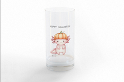 Halloween Axolotl Pumpkin Hat Spooky Cute PNG Uparupa Product Image 3