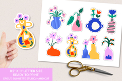 Flowers In Vases Sticker Bundle | Potted Plants Stickers Product Image 2