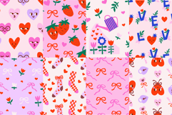 16 Cute Valentines Day Digital Paper Product Image 3