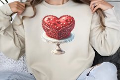Valentine cake Dessert Clipart PNG Product Image 1