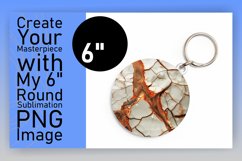 Stone Essence: Agate Pattern Keychain Product Image 1