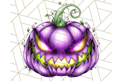 Spooky Jack O Lantern PNG Clipart, Scary Halloween Pumpkins Product Image 2