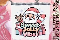 BLISSFUL MEMORIES 20oz TUMBLER WRAP, Funny Santa Product Image 1