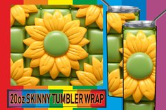 Whimsical Floral Fiesta: Sublimation Tumbler Magic Product Image 1