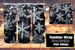 Snowflakes Winter Glow Tumbler Design 20oz Product Image 1