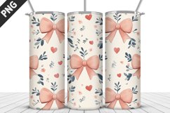 Lovely Hearts Tumbler Design | Valentine&#039;s Day Tumbler Wrap Product Image 3
