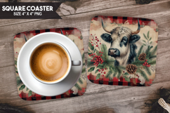 Farm Animals Square Coaster PNG Bundle, Farm Animals PNG Product Image 10