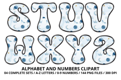 Fairytale Princess Alphabet Letters &amp; Numbers Clipart PNG Product Image 4