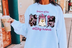 Preppy Coquette Halloween Witchy Mama PNG | Spooky Season Product Image 1