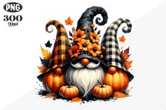 Halloween Gnomes Sublimation - Clipart PNG Design Product Image 1