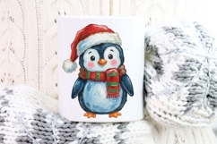 Christmas Penguin Sublimation Png, Cute Penguin Png. Product Image 6