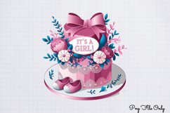 Baby Girl Desserts Clipart PNG Product Image 1