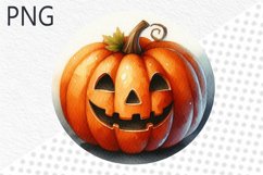 Halloween Pumpkins Sublimation - Clipart PNG Design Product Image 1