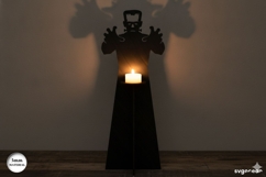 Halloween Candle Holder SVG Bundle | Glowforge | Laser Cut Product Image 14