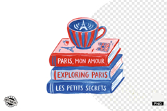 Summer Café Moments Parisian Clipart Product Image 1