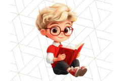 Boy Teacher Clipart PNG, Cute Male Teacher Illustration Product Image 2