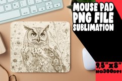 Enchanting Owl Print Mouse Pads Product Image 1