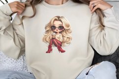 Anti Valentine girl Clipart PNG Product Image 1
